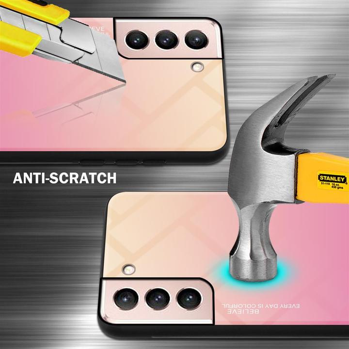 Produktbild Cadorabo TPU 2 Farben Glas Cover (Samsung Galaxy S21 5G)