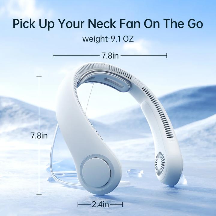 Actual product image Jisulife Neck Fan Life4 Blue