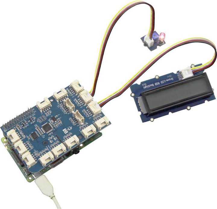 Actual product image Seeed Studio RPI GROVE+ START - Raspberry Pi - GrovePi+ Starter Kit