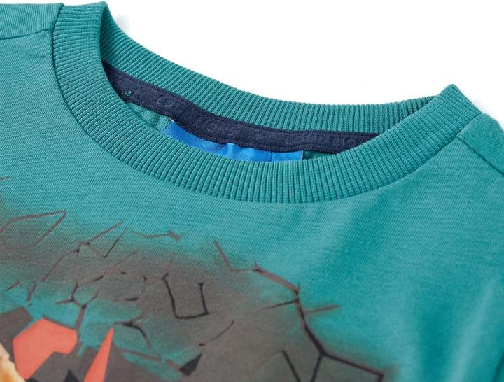 Produktbild VidaXL Kinder-Langarmshirt Dunkelblau 116,Material: 100 (116)