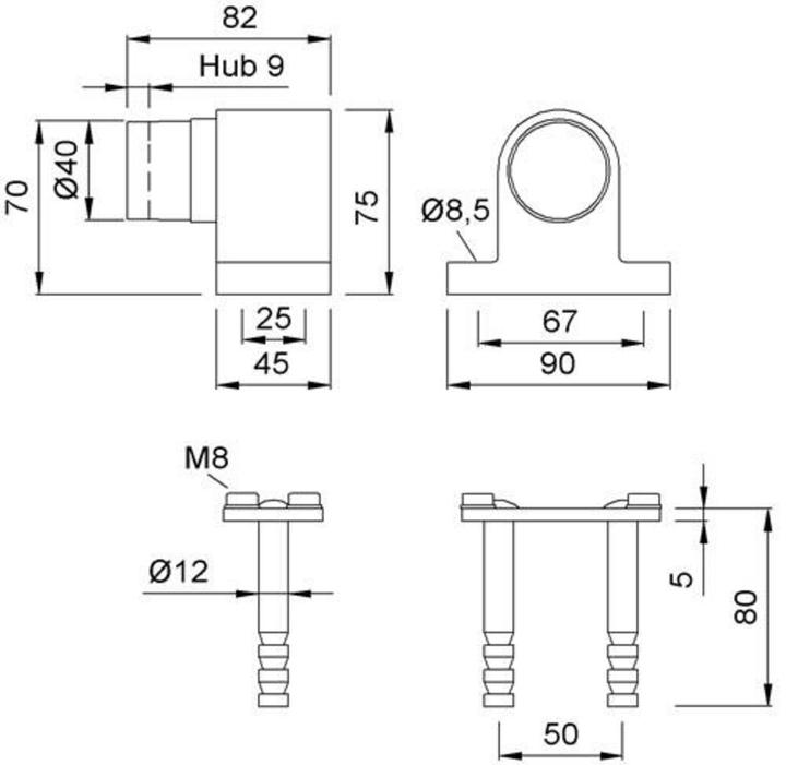 Actual product image Kws Door buffer 2024 (1 Piece, 9 x 8.5 x 7 cm)