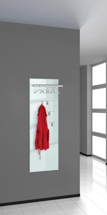 Actual product image Lugano glass wall coat rack