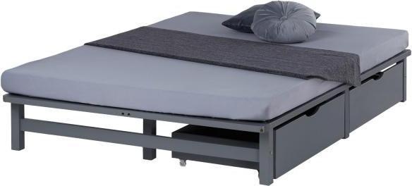 Actual product image Homestyle4u Pallet bed with bed base and slatted frame (140 x 200)