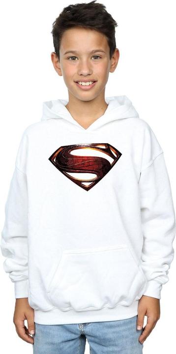 Image du produit - Sweat à capuche JUSTICE LEAGUE MOVIE SUPERMAN EMBLEM - Garçon (140, 146)