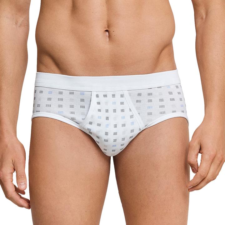 Image du produit Schiesser Lot de 4 slips de sport à fines côtes Cotton Essentials (L, paquet de 4)