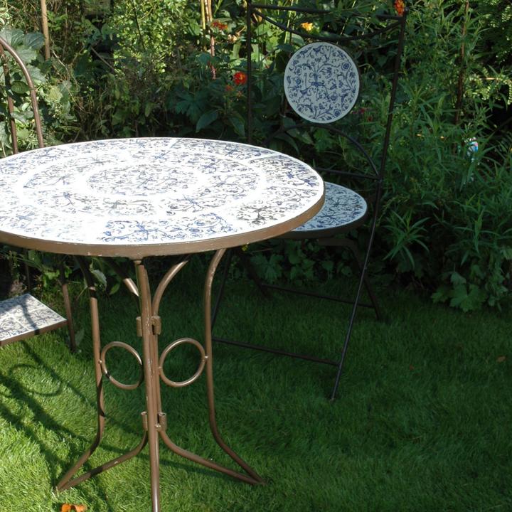 Actual product image Esschert Design Aged Ceramic Table (60 cm)