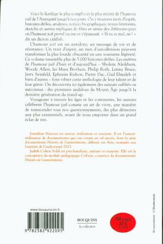 Immagine prodotto Le bouquin de l'humour juif (Francese, Hayoun Jonathan, Cohen Solal Judith, 2023)