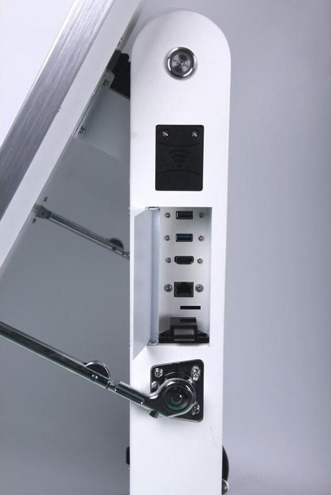 Immagine prodotto Allnet Espositore da 43 pollici per esterni con batteria oh. Touch con rotelle, 1500Nits, Andr