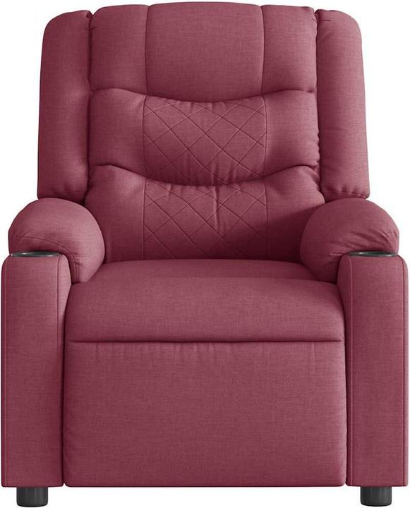 Immagine prodotto VidaXL Sedia da massaggio elettrica in tessuto rosso vino