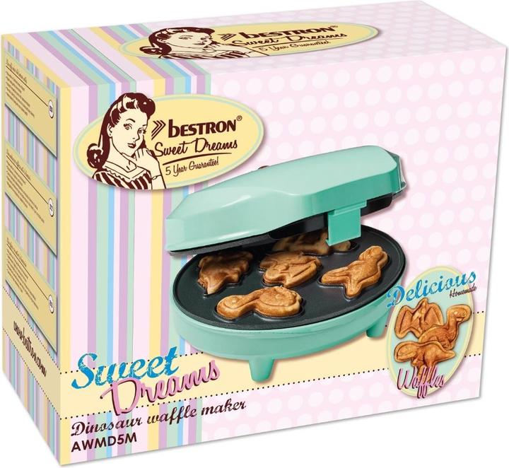 Actual product image Bestron Dinowaffle Maker