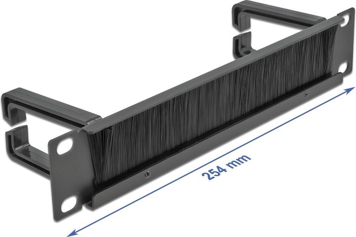 Actual product image Delock Cable Management Brush Strip with 2 hooks