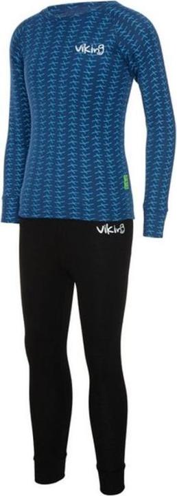 Vikingsports Viking Europe Nino Unterwäsche Set Kinder blau/schwarz (105 A, 115 A, 110 A)