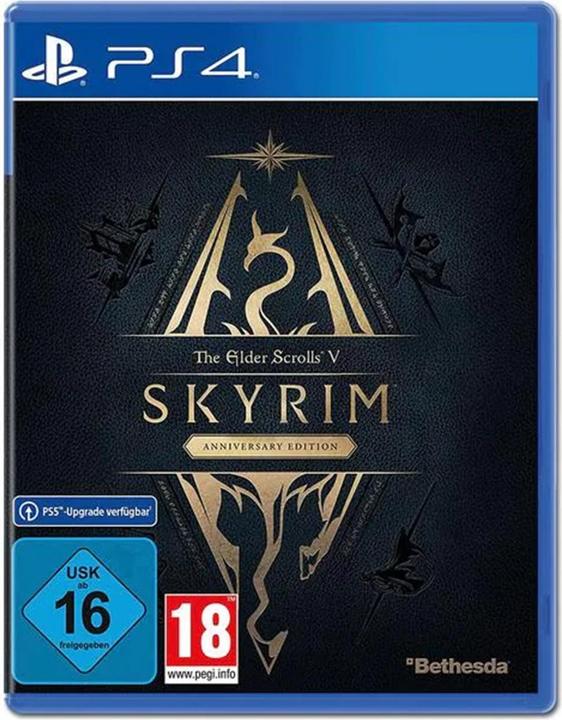 Image du produit Bethesda The Elder Scrolls 5 : Skyrim Anniversary Edition (mise à niveau gratuite vers la PS5) (PS4, DE)