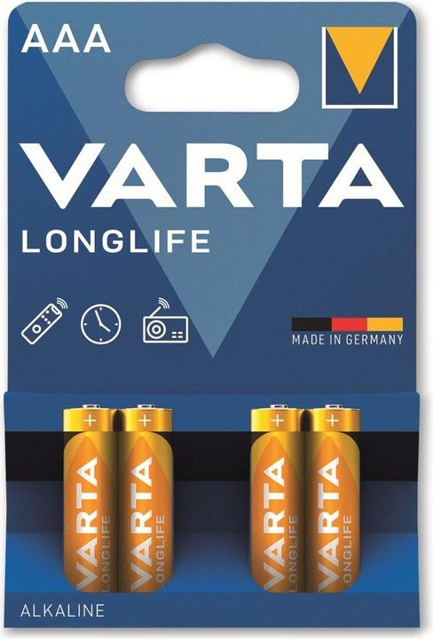 Produktbild Varta Longlife (4 Stk., AAA, 1200 mAh)
