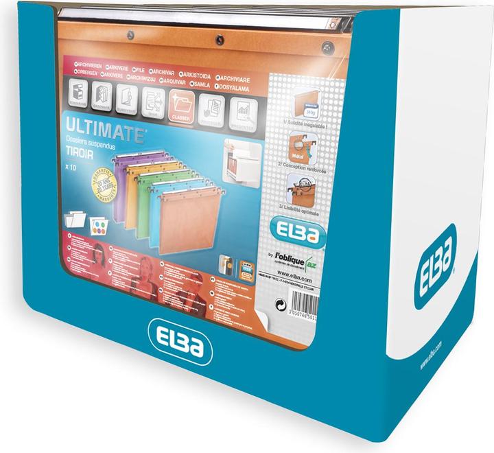 Actual product image Elba Suspension files AZO Ultimate, for drawers, 15/30 mm