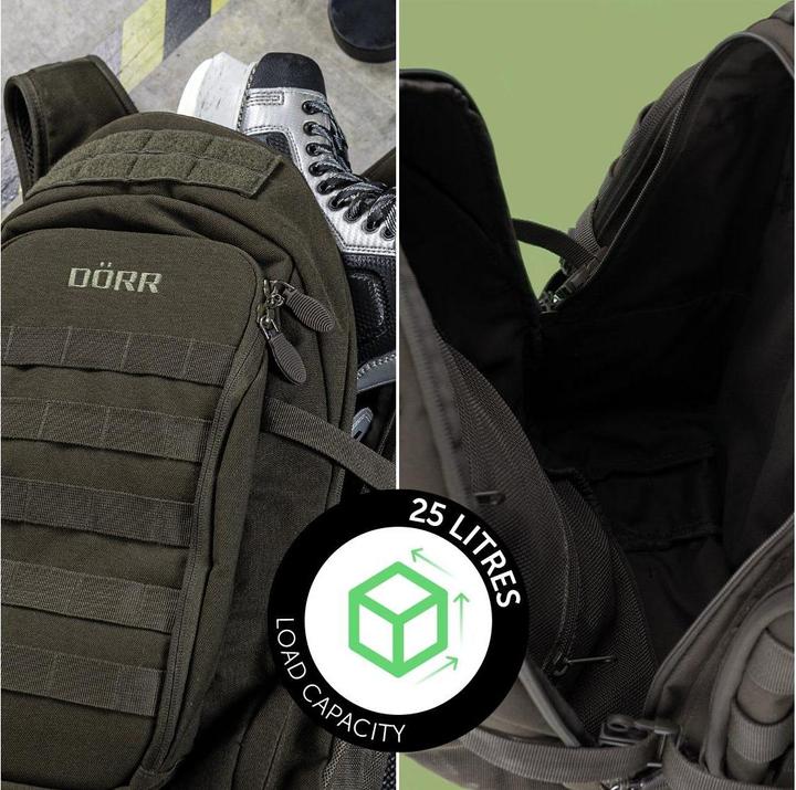 Productafbeelding Dörr Fotorugzak ProTac olijfgroen (Foto rugzak, 25 l)