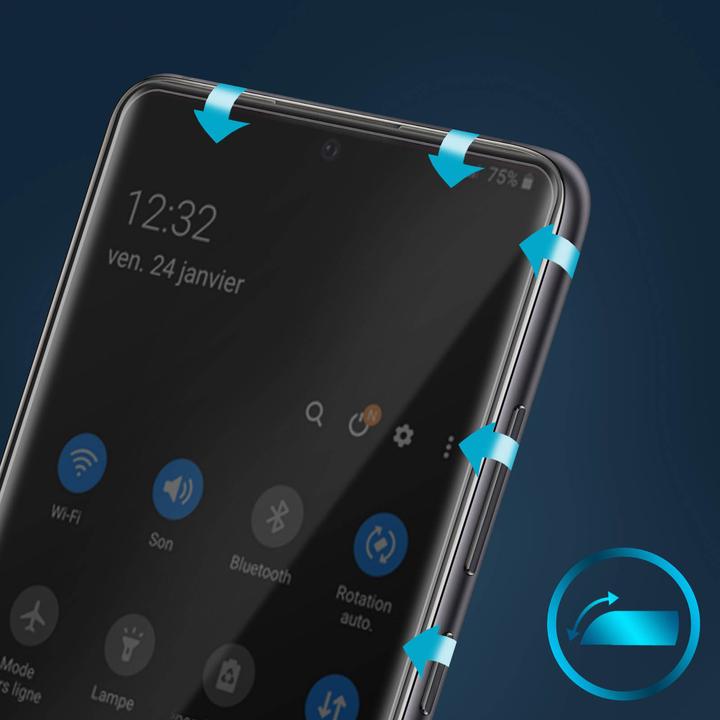 Produktbild Avizar Displayschutzfolie, Case friendly Schutz (1 Stück, Samsung Galaxy Note 20)
