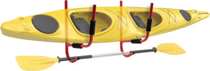 Image du produit Wiltec Support mural Rangement de Kajak Kanu Stockage Planche de surf Fixation Transport Montage Fixation