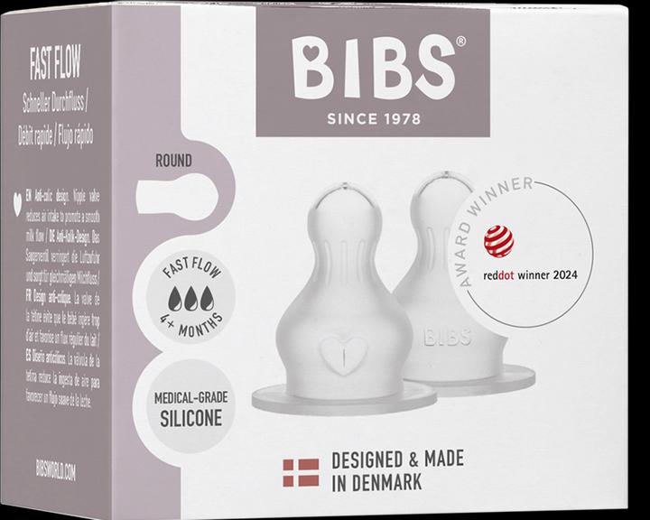 Produktbild Bibs Flaschensauger Silicone Fast Flow 2 Stück