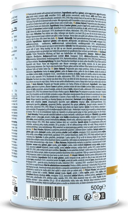 Nutritional values and ingredients QNT Protein Pancake (Natural, 1 pcs., 500 g)