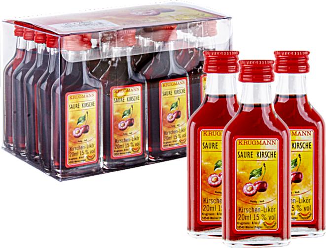 Image du produit Krugmann Cerise acidulée Partyhot 20x2cl (20 x 2 cl)