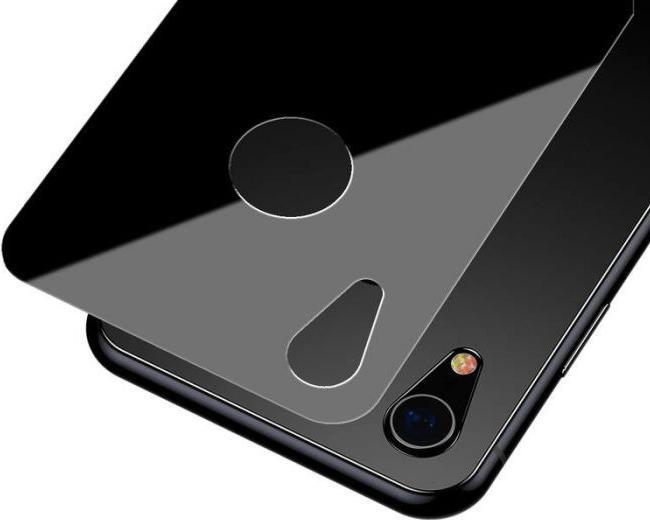 Produktbild Baseus iPhone Xr 03 mm Full coverage curved TGlass rear ProtectorSchwarz (1 Stück, Apple iPhone XR)