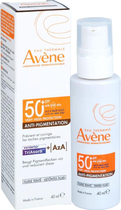 Actual product image Avène Anti-Pigmentation getöntes Fluid LSF 50+ für empfindliche Haut, 40 ml Lösung