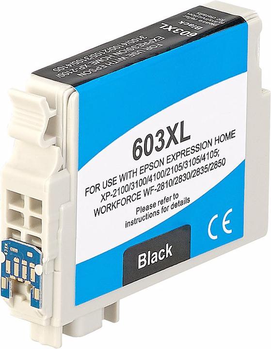 Image du produit IColor Cartouche d'encre pour imprimante Epson (remplace C13T03A14010 / 603XL), black (CF)