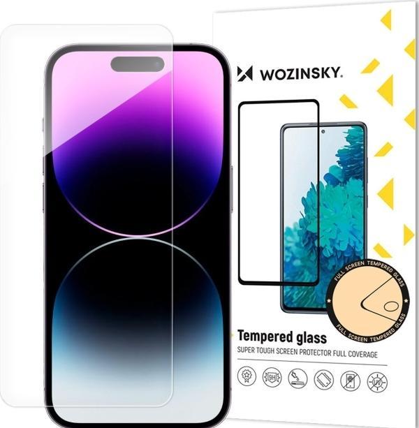 Actual product image Wozinsky Tempered glass for iPhone 15 Tempered Glass (1 Piece, Apple iPhone 15)