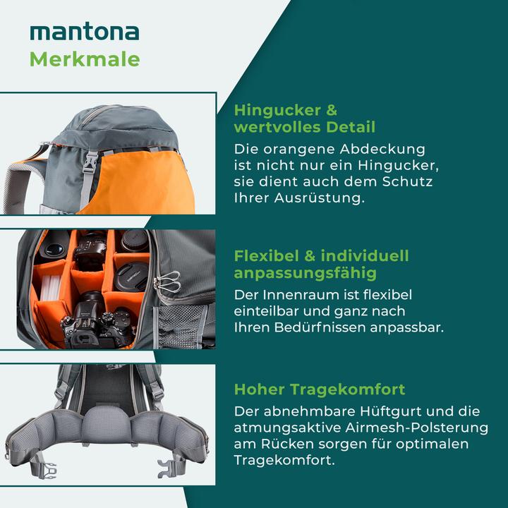 Immagine prodotto mantona elementsPro 40 arancione (Zaino per fotocamera)