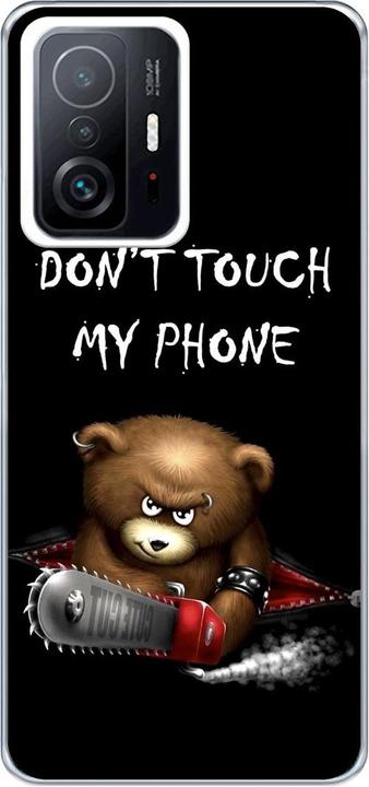 Dont Touch My Phone Bär Schwarz