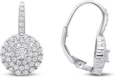 Produktbild Brilio Silver - Stunning silver earrings with zircons EA12