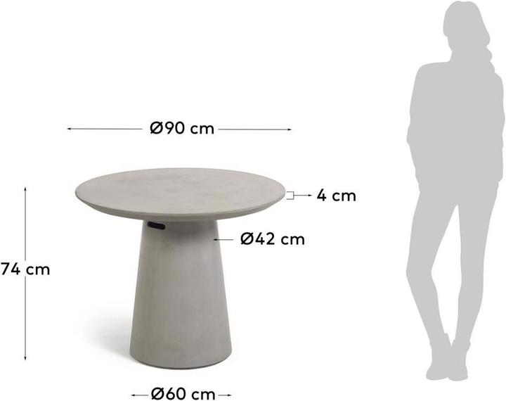 Actual product image Kave Home Itai (90 cm)
