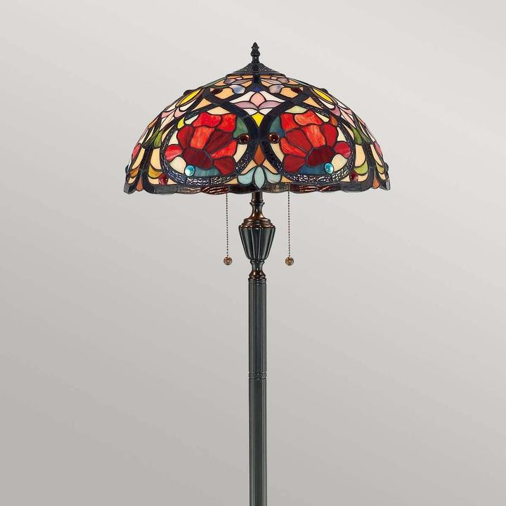 Produktbild Elstead Lighting Larissa Stehleuchte E27 2-fach Vintage-Bronze (E27)