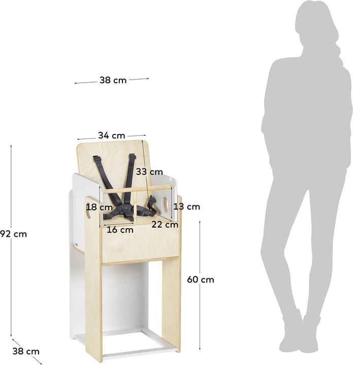 Actual product image Kave Home Nuun (High chair)