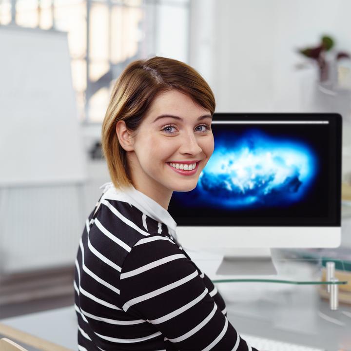 Actual product image Relaxdays Monitor Stand, TV Pedestal