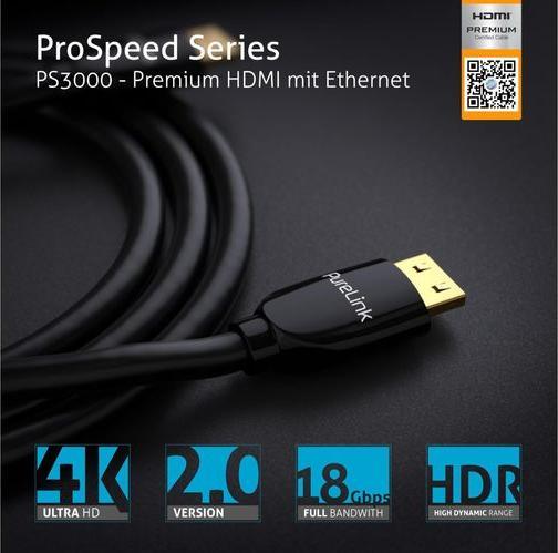 Produktbild Purelink HDMI (Typ A) — HDMI (Typ A) (4 m, HDMI)