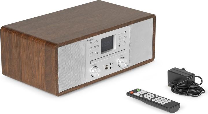 Image du produit Audizio DAB+ Radio Avola Silber, Radio Tuner: FM, DAB+ (DAB+ DAB, FM, Bluetooth, WiFi)
