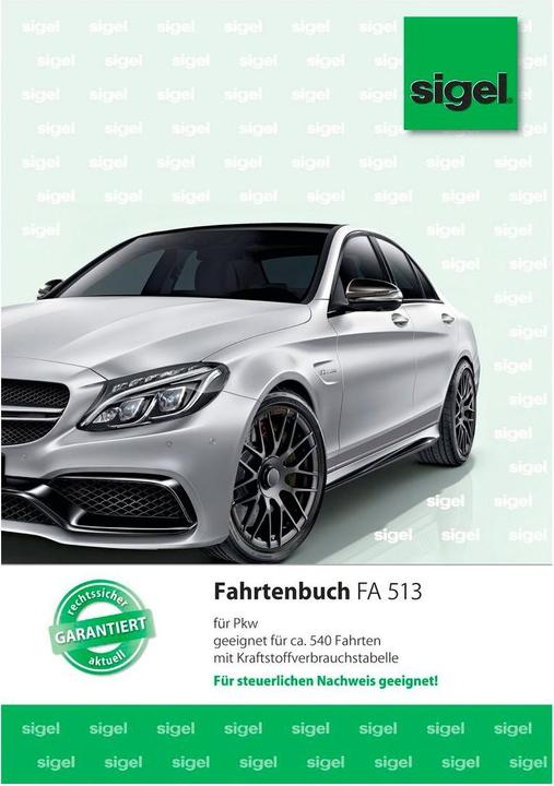 Produktbild Sigel Fahrtenbuch (A5, Liniert, Harter Einband)