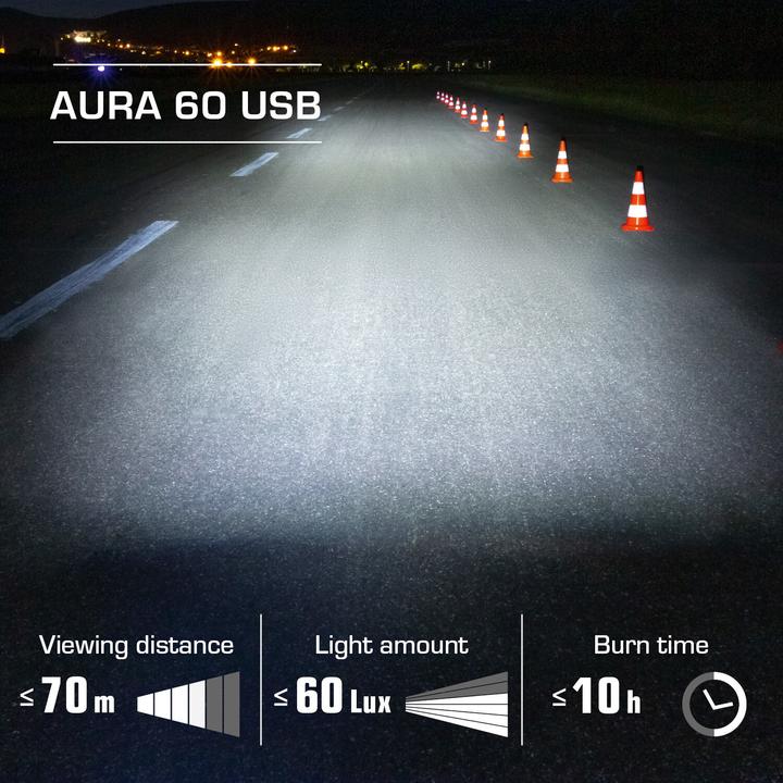Productafbeelding Sigma Sport Aura 60/Infinity (60 lm, 60 lm)