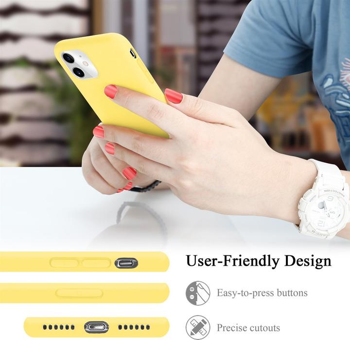 Immagine prodotto Cadorabo Copertura della cassa del silicone liquido TPU (Apple iPhone 11)