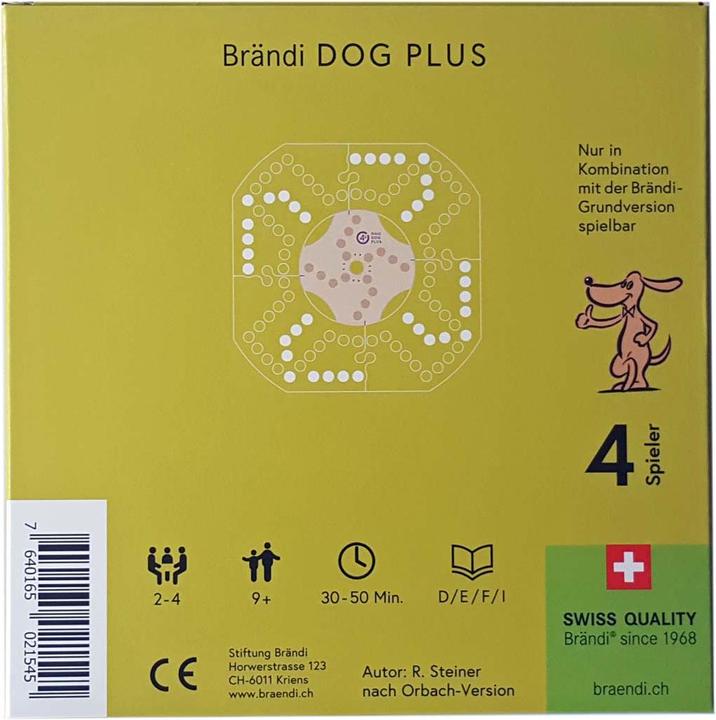 Actual product image Brändi Dog Plus 4 (German, French, Italian, English)