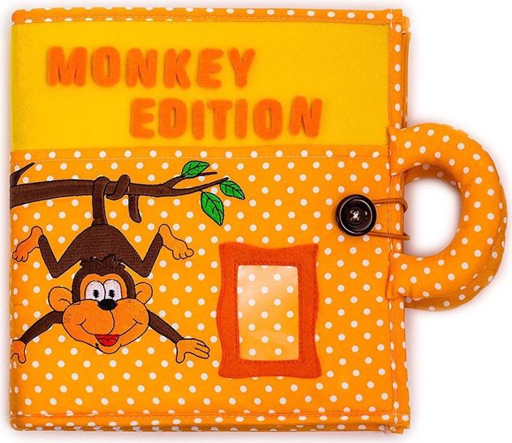 Produktbild Piqipi Quiet Book Stoffbuch Monkey Edition (Multilingual)