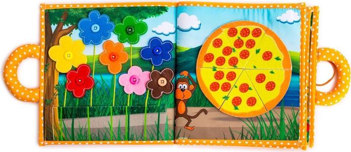 Produktbild Piqipi Quiet Book Stoffbuch Monkey Edition (Multilingual)