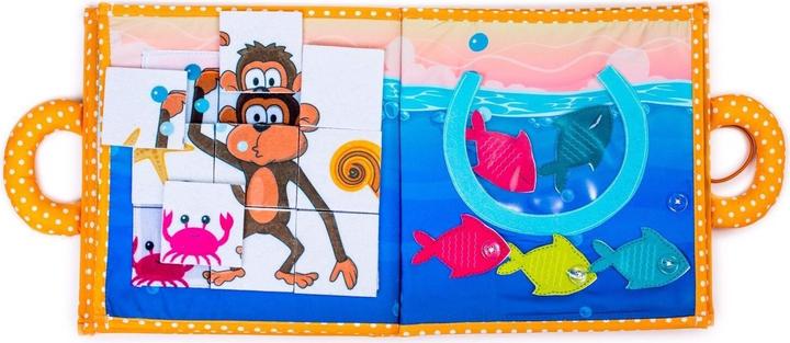 Produktbild Piqipi Quiet Book Stoffbuch Monkey Edition (Multilingual)