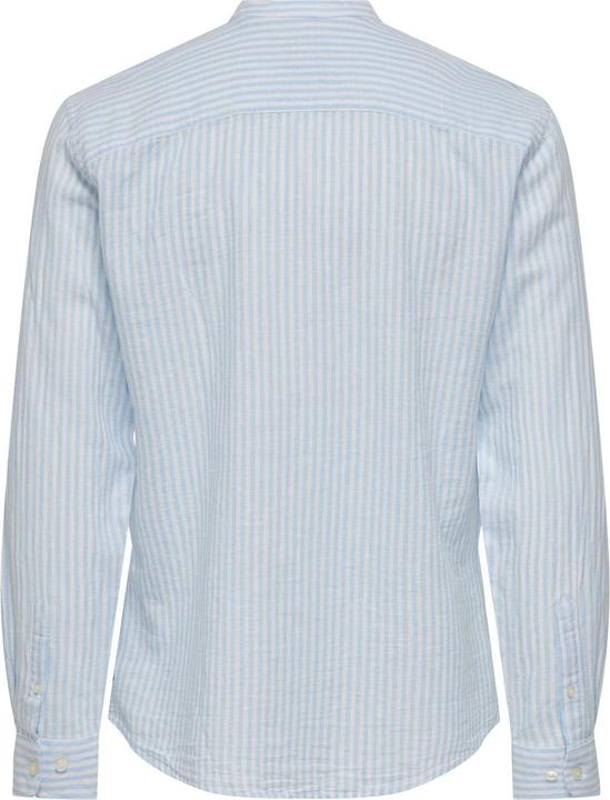 Produktbild Only & Sons Onscaiden Ls Mao Stripe Linen Shirt Noos Hemd (S)