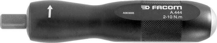Facom Tournevis dynamométrique, hexagonal, 1/4 in, longueur 147 mm, calibré ISO (hexagone)