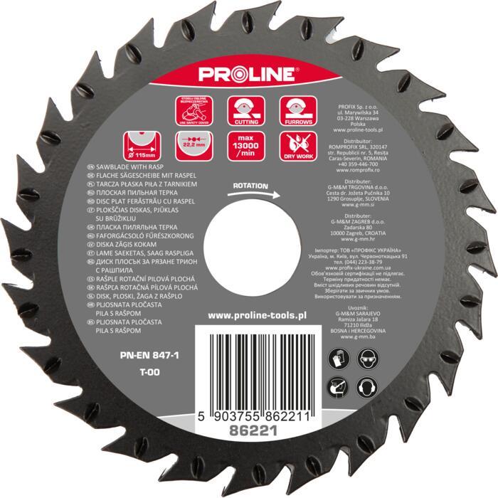 Proline Pro-Line FLAT SAW WITH THICKEST THICKNESS 115 mm