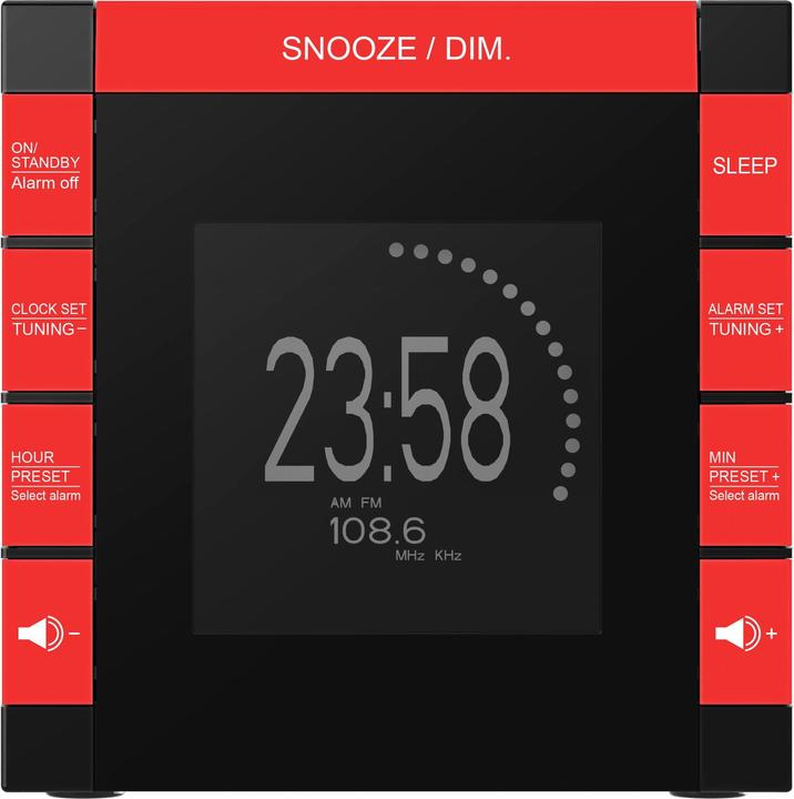 Image du produit Bigben Radio Réveil avec projecteur