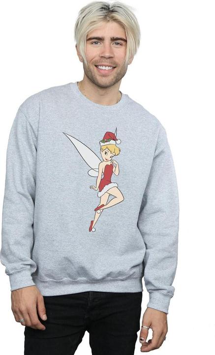 Actual product image Disney Mens Tinker Bell Christmas Sweatshirt (4XL)